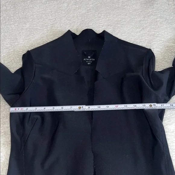 Athleta Stellar Blazer Black MT Medium Tall Work Jacket